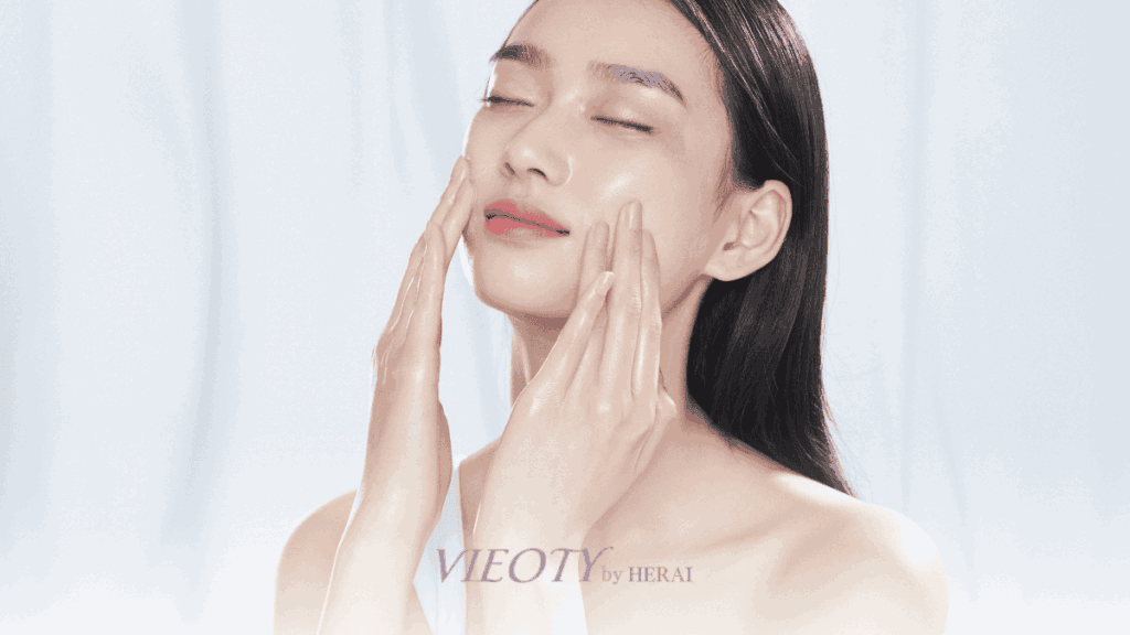 春夏秋冬の季節を象徴する風景と、それぞれに合わせたケアのイメージ