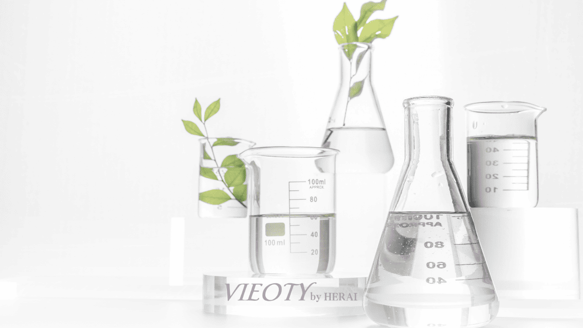 VIEOTYの品質保証を象徴する、高級感のあるラボイメージ