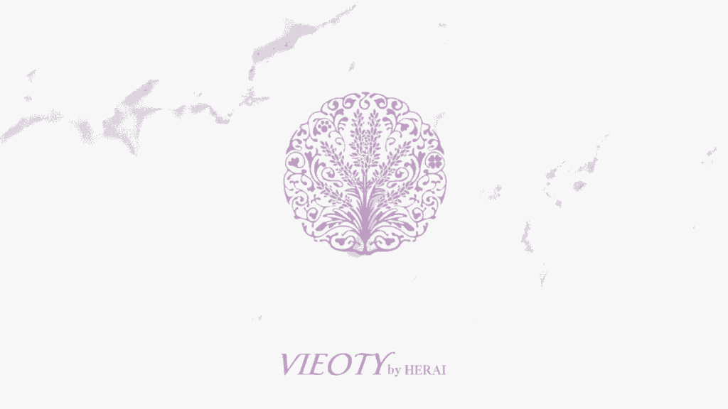 VIEOTYのロゴデザインと、そこに込められた「人生」「多幸感」「美」の象徴