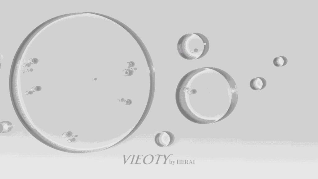 加水分解コラーゲンの分子が肌の弾力を支えるイメージ画