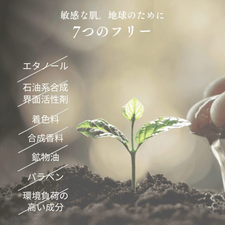 VIEOTYが約束する「7つのフリー」のコンセプト画像。