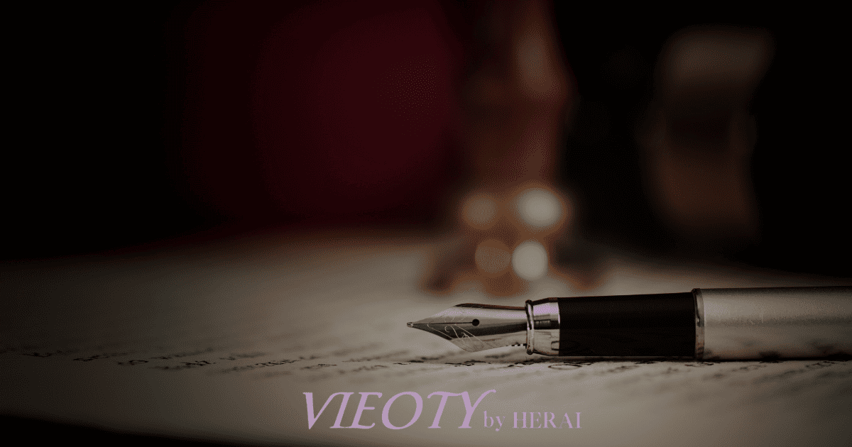 VIEOTY by HERAIの口コミ・レビューに一通一通目を通して返信するHERAIの書斎イメージ