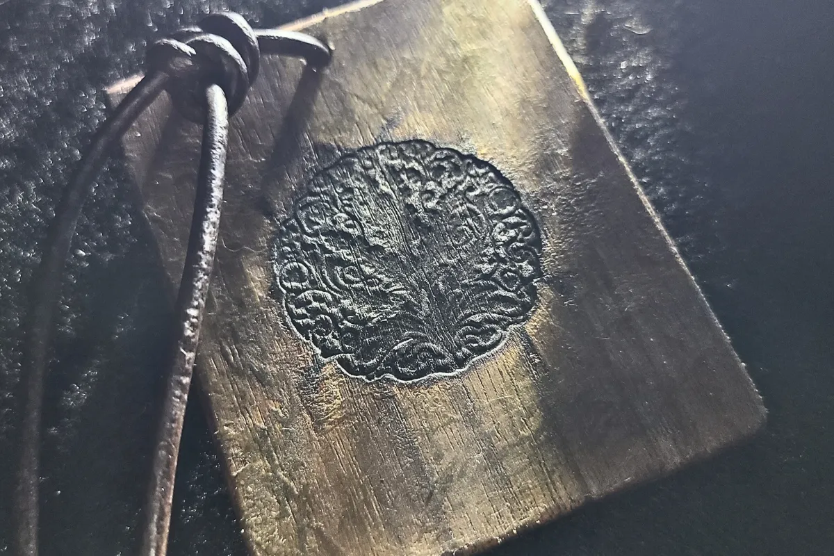 焼き印の火入れ作業