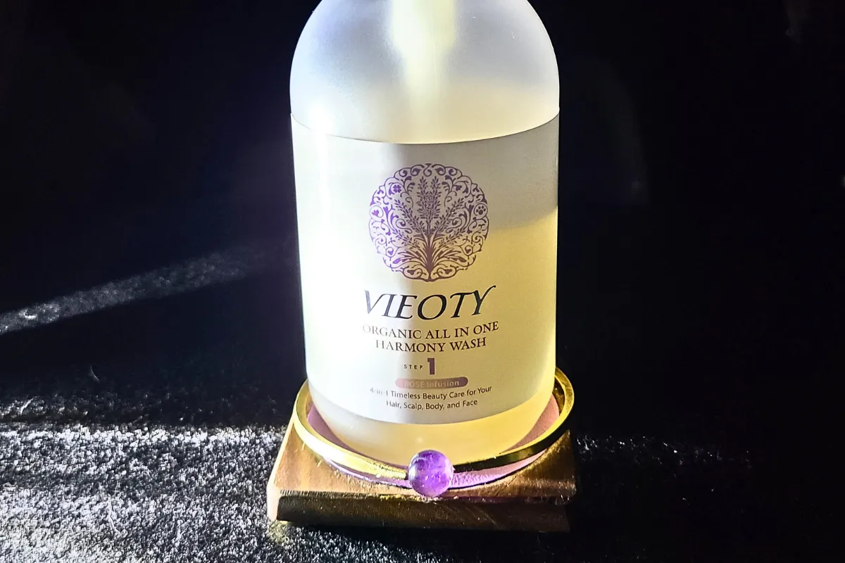 Amethyst and Wash Stand Display