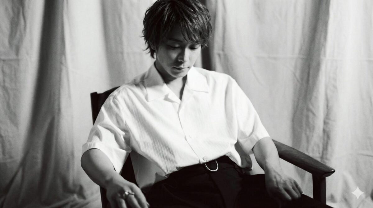 VIEOTY創設者でくせ毛専門美容師のHERAI。彼の哲学と顧客への想いが込められた、誠実な眼差しが印象的なポートレート。